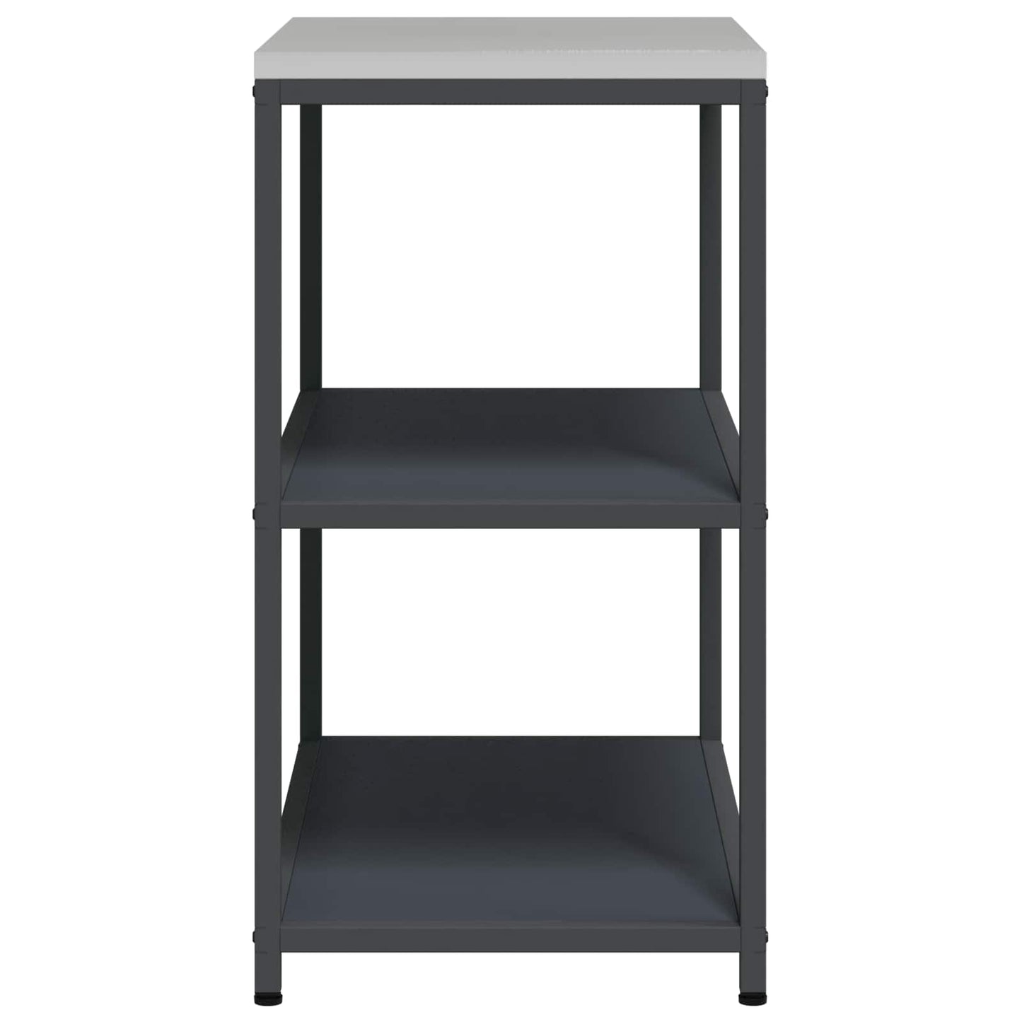 Stoccaggio in cucina HATTEM Antracite 90 x 50 x 92 cm Acciaio | homemem39