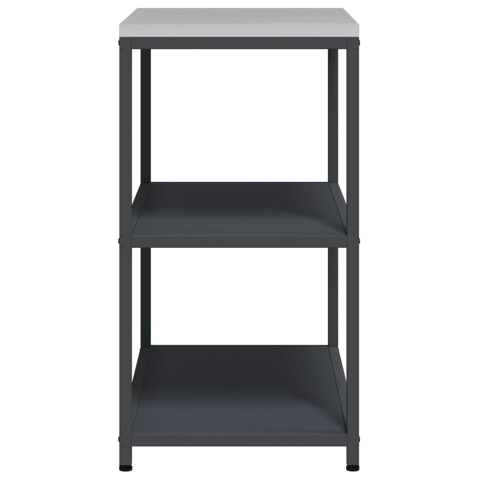 Stoccaggio in cucina HATTEM Antracite 90 x 50 x 92 cm Acciaio | homemem39