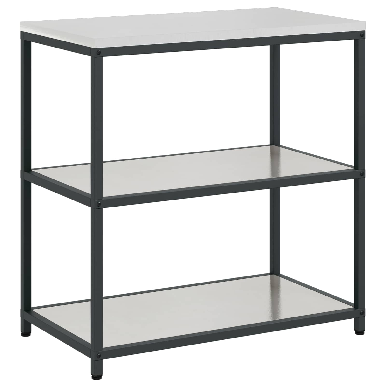 Stoccaggio in cucina HATTEM Argento 90 x 50 x 92 cm Acciaio | homemem39