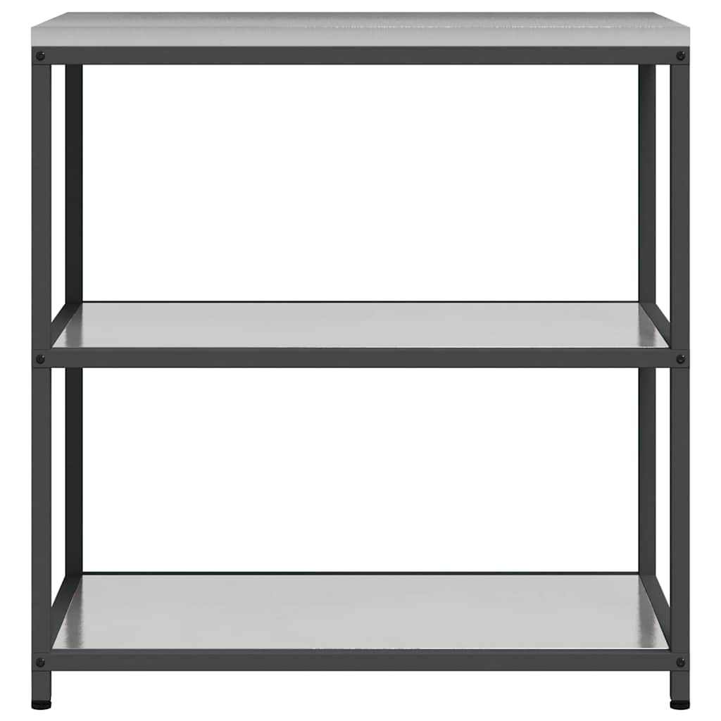 Stoccaggio in cucina HATTEM Argento 90 x 50 x 92 cm Acciaio | homemem39