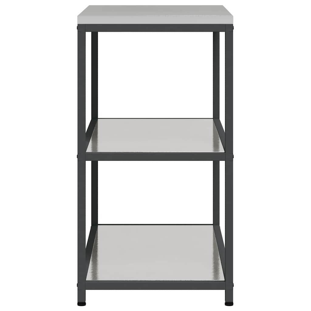 Stoccaggio in cucina HATTEM Argento 90 x 50 x 92 cm Acciaio | homemem39