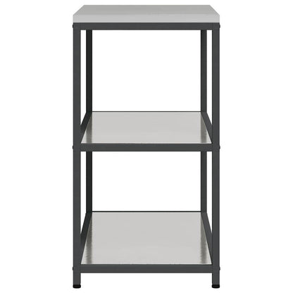 Stoccaggio in cucina HATTEM Argento 90 x 50 x 92 cm Acciaio | homemem39