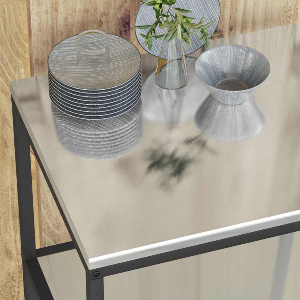 Stoccaggio in cucina HATTEM Argento 90 x 50 x 92 cm Acciaio | homemem39