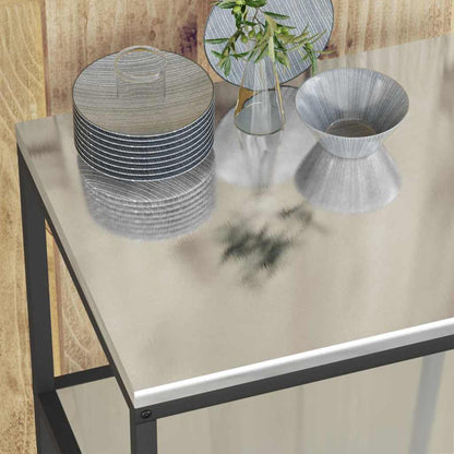 Stoccaggio in cucina HATTEM Argento 90 x 50 x 92 cm Acciaio | homemem39