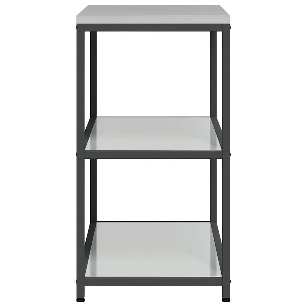 Stoccaggio in cucina HATTEM Argento 90 x 50 x 92 cm Acciaio | homemem39