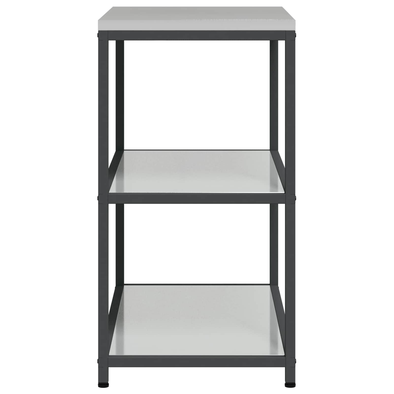 Stoccaggio in cucina HATTEM Argento 90 x 50 x 92 cm Acciaio | homemem39