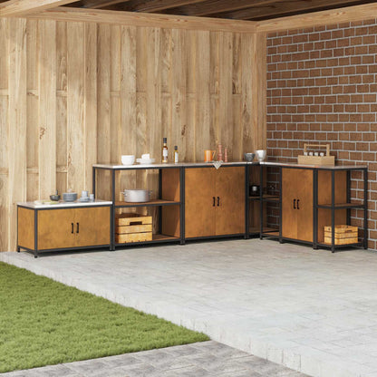 Stoccaggio in cucina HATTEM Ruggine 90 x 50 x 92 cm Acciaio