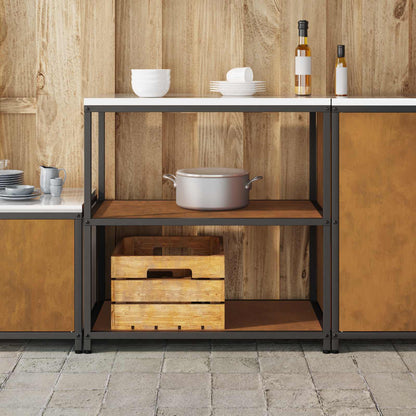 Stoccaggio in cucina HATTEM Ruggine 90 x 50 x 92 cm Acciaio | homemem39