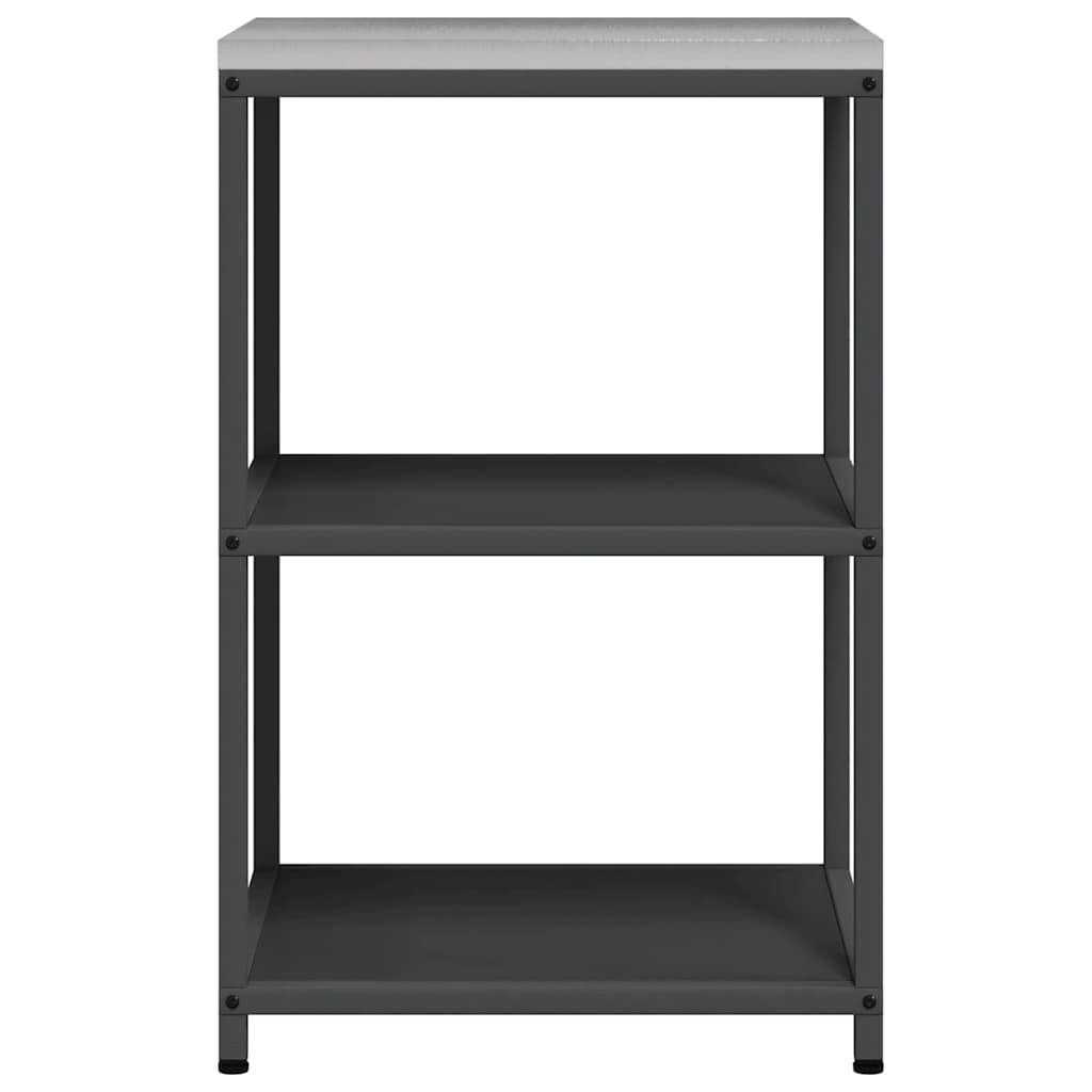 Stoccaggio in cucina HATTEM Nero 60 x 50 x 92 cm Acciaio | homemem39