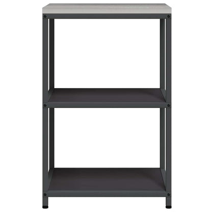 Stoccaggio in cucina HATTEM Nero 60 x 50 x 92 cm Acciaio | homemem39
