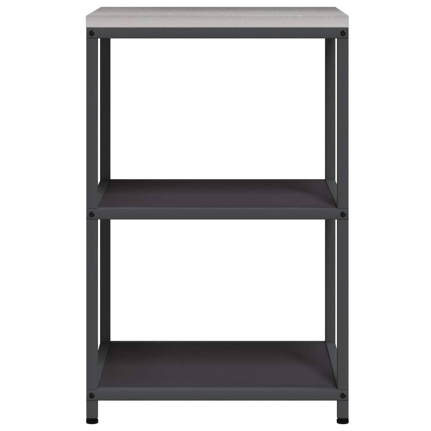 Stoccaggio in cucina HATTEM Nero 60 x 50 x 92 cm Acciaio | homemem39