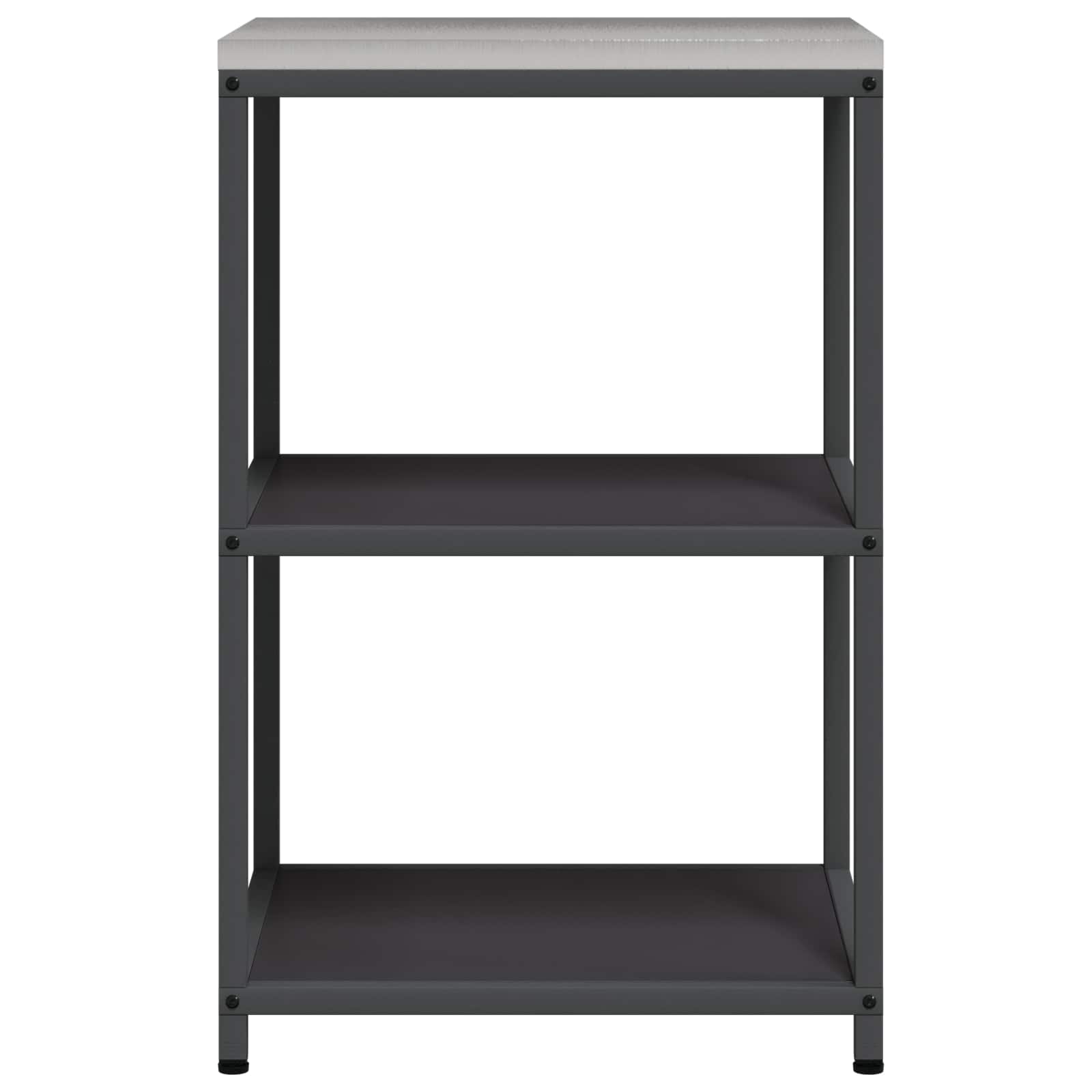 Stoccaggio in cucina HATTEM Nero 60 x 50 x 92 cm Acciaio | homemem39