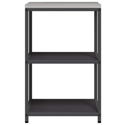 Stoccaggio in cucina HATTEM Nero 60 x 50 x 92 cm Acciaio
