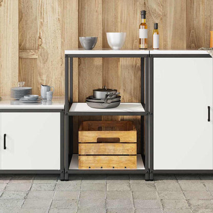 Stoccaggio in cucina HATTEM Bianco 60 x 50 x 92 cm Acciaio | homemem39