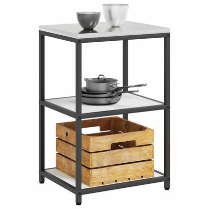 Stoccaggio in cucina HATTEM Bianco 60 x 50 x 92 cm Acciaio