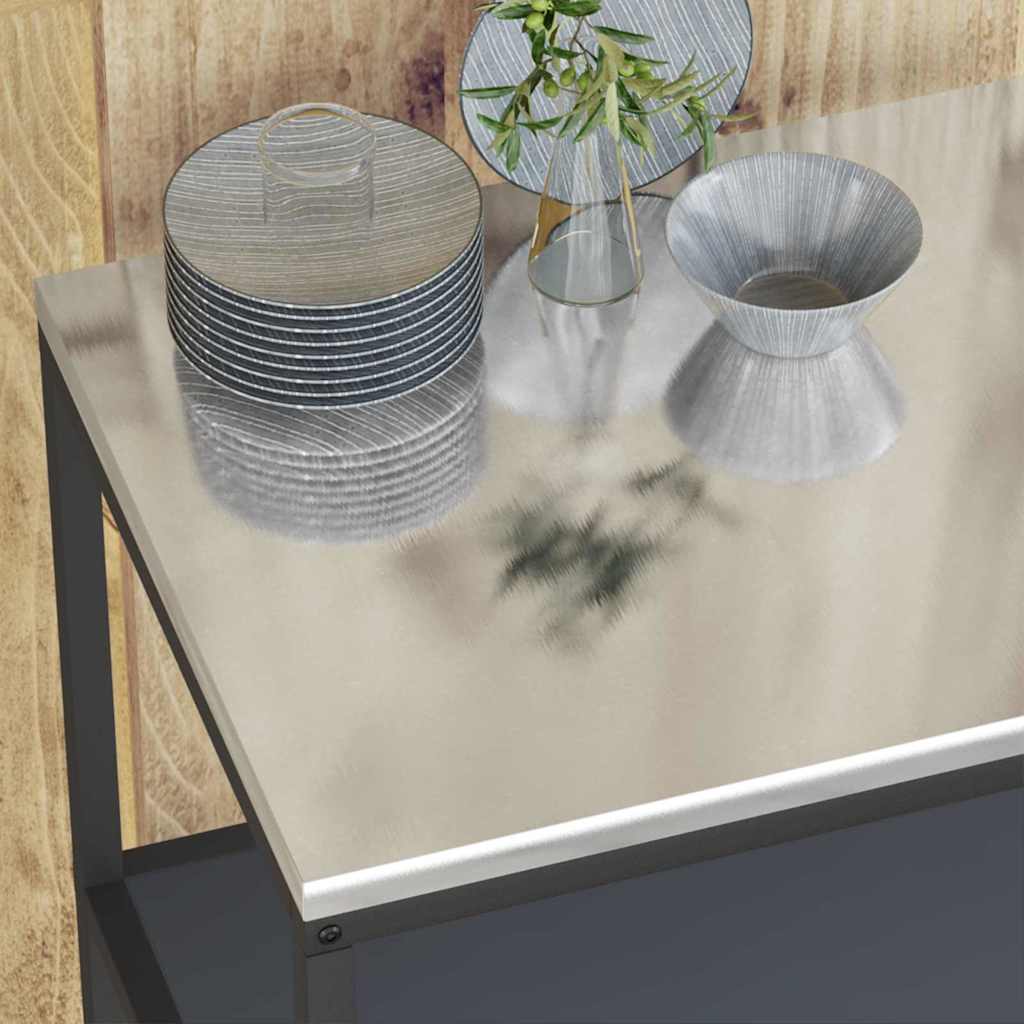 Stoccaggio in cucina HATTEM Antracite 60 x 50 x 92 cm Acciaio | homemem39