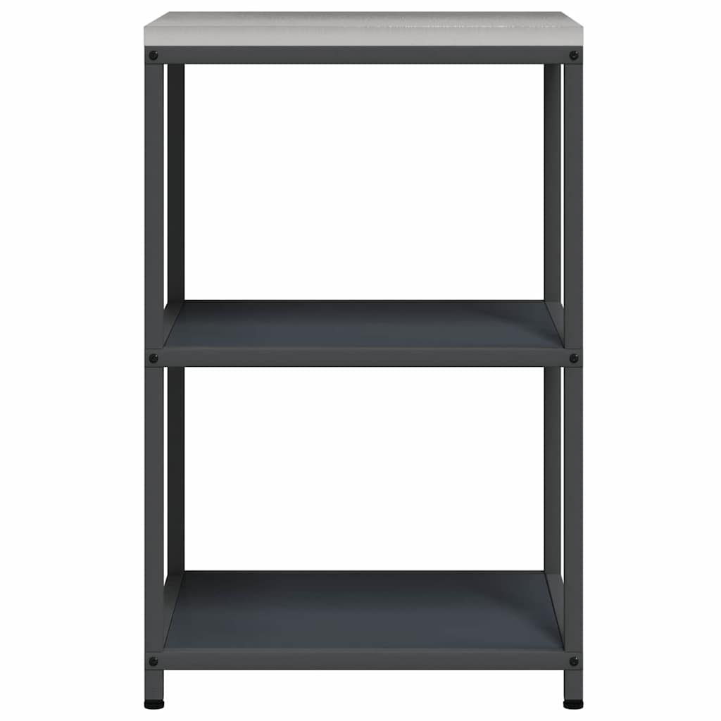Stoccaggio in cucina HATTEM Antracite 60 x 50 x 92 cm Acciaio | homemem39