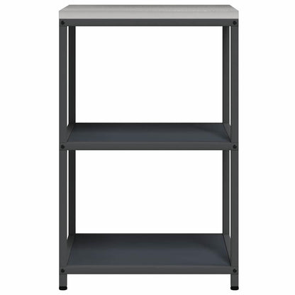 Stoccaggio in cucina HATTEM Antracite 60 x 50 x 92 cm Acciaio | homemem39