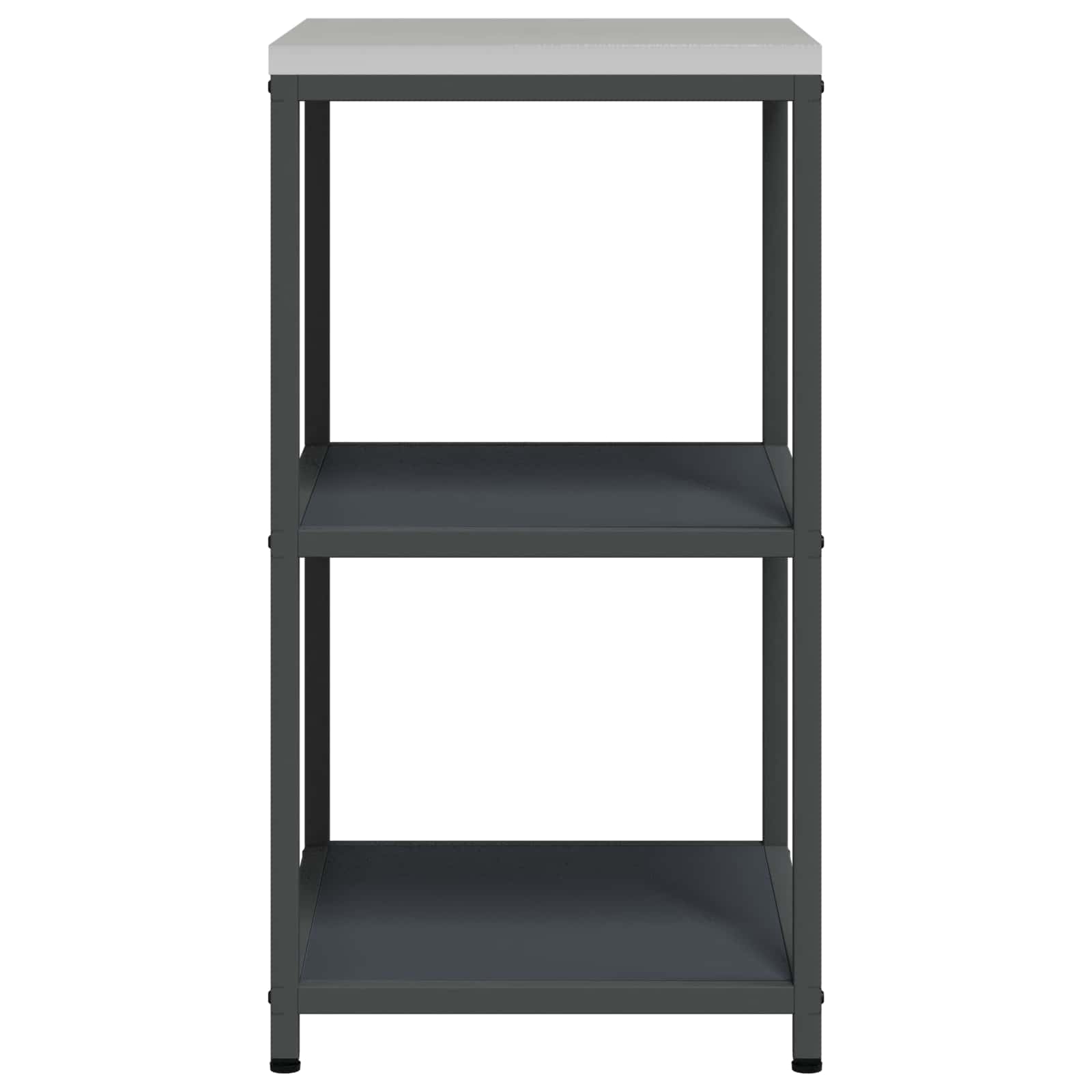 Stoccaggio in cucina HATTEM Antracite 60 x 50 x 92 cm Acciaio | homemem39