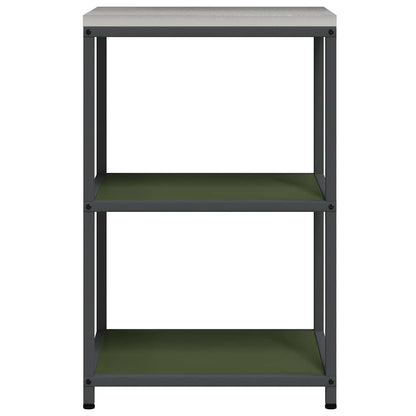 Stoccaggio in cucina HATTEM Verde Oliva 60 x 50 x 92 cm Acciaio | homemem39