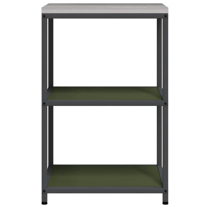 Stoccaggio in cucina HATTEM Verde Oliva 60 x 50 x 92 cm Acciaio