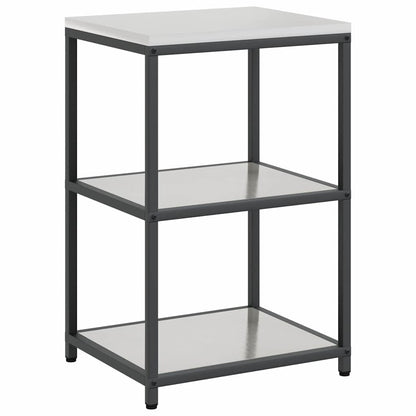 Stoccaggio in cucina HATTEM Argento 60 x 50 x 92 cm Acciaio | homemem39