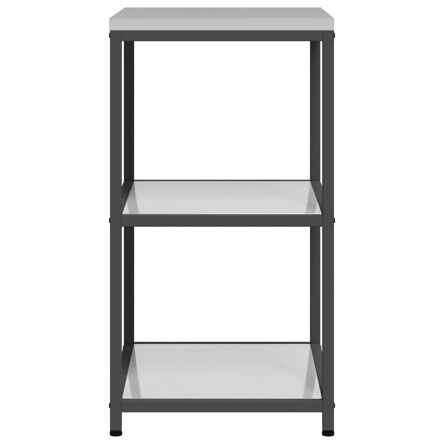 Stoccaggio in cucina HATTEM Argento 60 x 50 x 92 cm Acciaio | homemem39