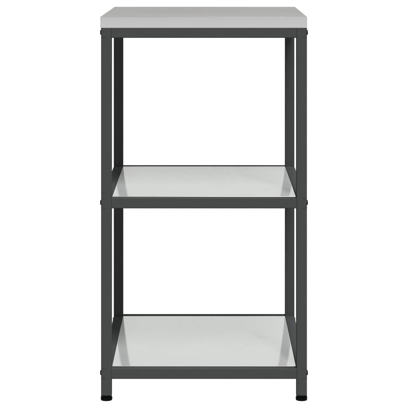 Stoccaggio in cucina HATTEM Argento 60 x 50 x 92 cm Acciaio | homemem39