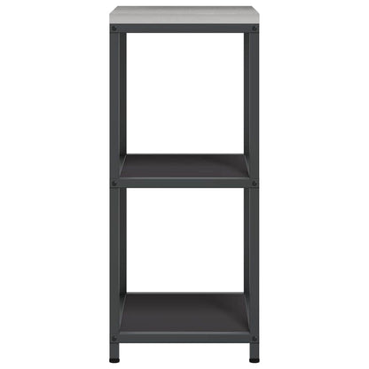 Stoccaggio in cucina HATTEM Nero 40 x 50 x 92 cm Acciaio | homemem39