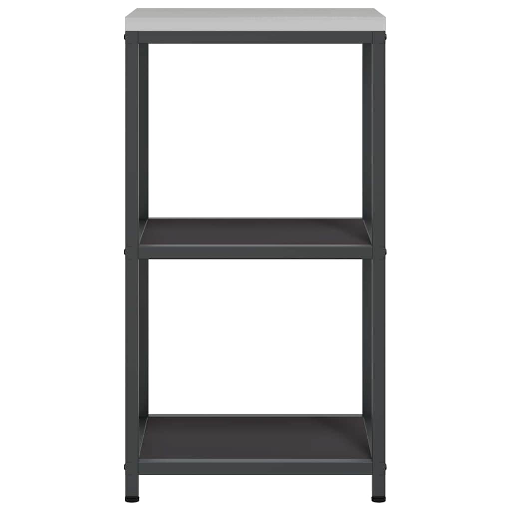 Stoccaggio in cucina HATTEM Nero 40 x 50 x 92 cm Acciaio | homemem39