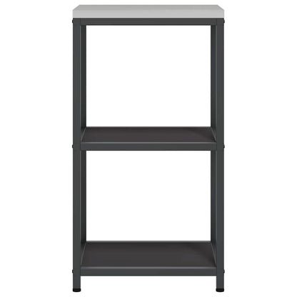Stoccaggio in cucina HATTEM Nero 40 x 50 x 92 cm Acciaio | homemem39