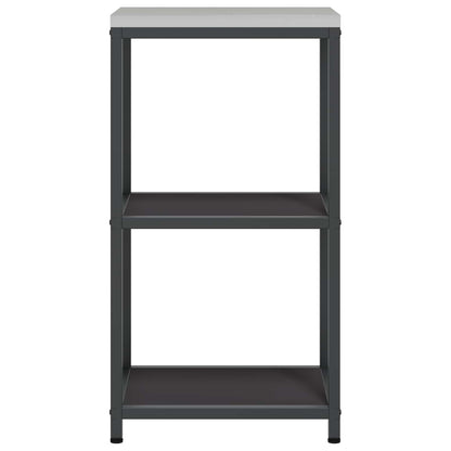 Stoccaggio in cucina HATTEM Nero 40 x 50 x 92 cm Acciaio