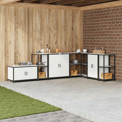 Stoccaggio in cucina HATTEM Bianco 40 x 50 x 92 cm Acciaio