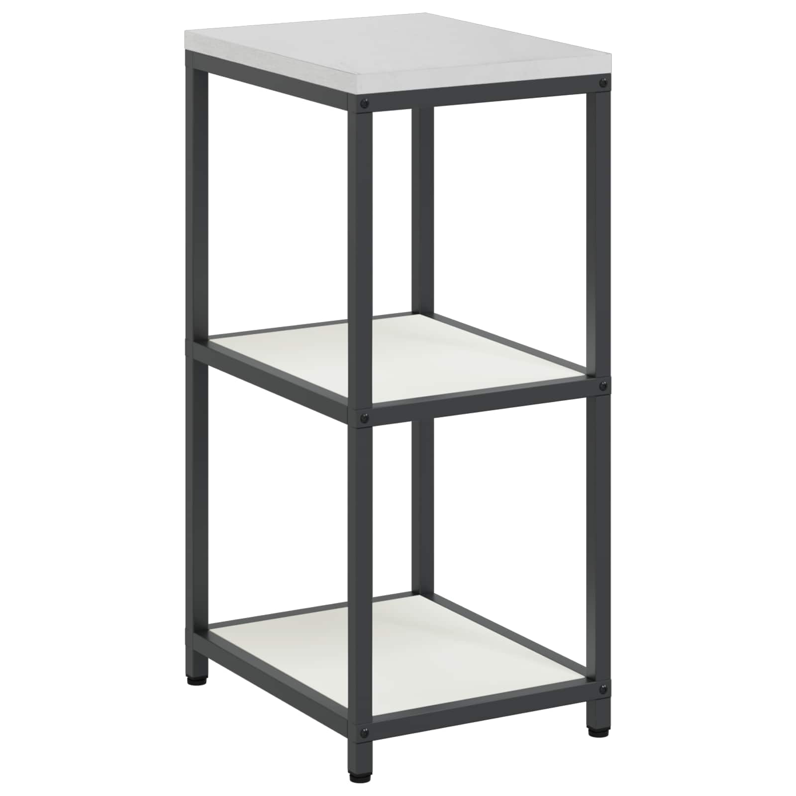 Stoccaggio in cucina HATTEM Bianco 40 x 50 x 92 cm Acciaio | homemem39