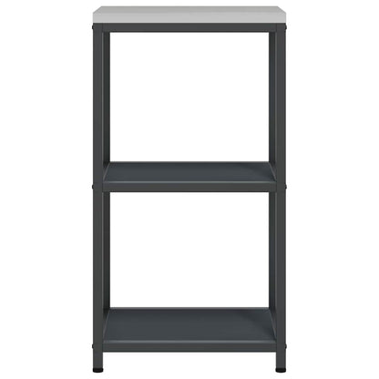 Stoccaggio in cucina HATTEM Antracite 40 x 50 x 92 cm Acciaio | homemem39