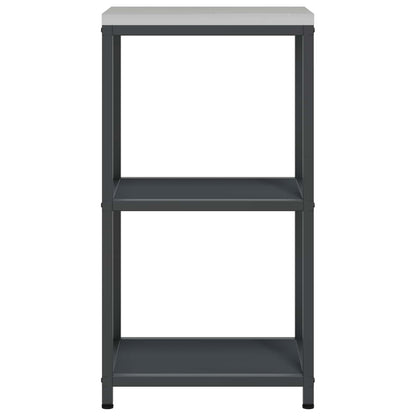 Stoccaggio in cucina HATTEM Antracite 40 x 50 x 92 cm Acciaio | homemem39