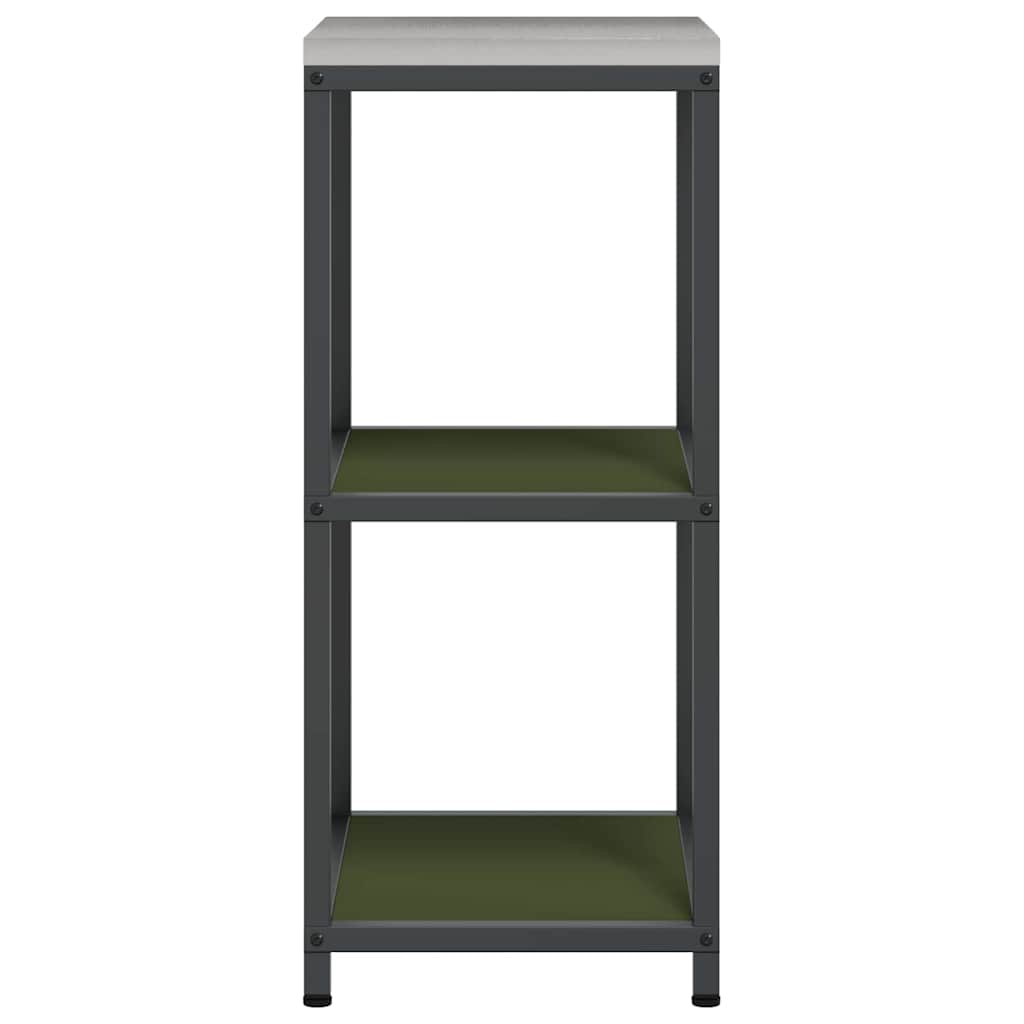 Stoccaggio in cucina HATTEM Verde Oliva 40 x 50 x 92 cm Acciaio