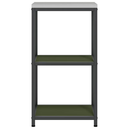 Stoccaggio in cucina HATTEM Verde Oliva 40 x 50 x 92 cm Acciaio