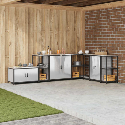 Stoccaggio in cucina HATTEM Argento 40 x 50 x 92 cm Acciaio | homemem39