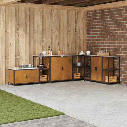 Stoccaggio in cucina HATTEM Ruggine 40 x 50 x 92 cm Acciaio | homemem39