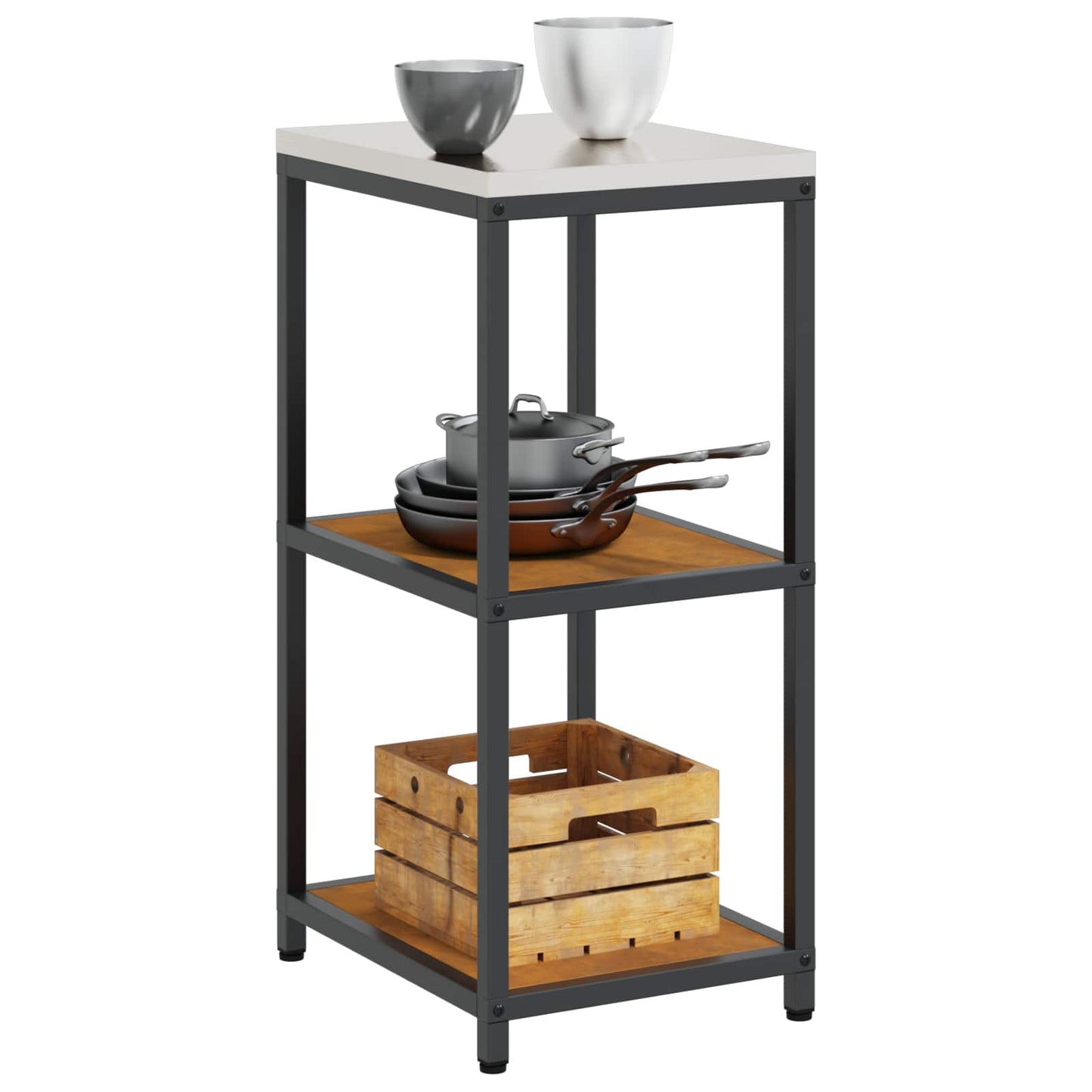 Stoccaggio in cucina HATTEM Ruggine 40 x 50 x 92 cm Acciaio | homemem39