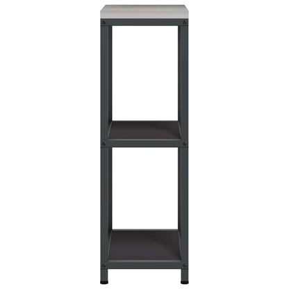 Stoccaggio in cucina HATTEM Nero 30 x 50 x 92 cm Acciaio | homemem39