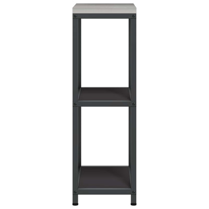 Stoccaggio in cucina HATTEM Nero 30 x 50 x 92 cm Acciaio
