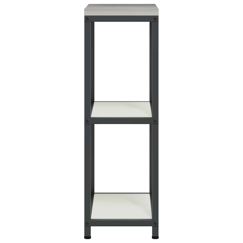 Stoccaggio in cucina HATTEM Bianco 30 x 50 x 92 cm Acciaio | homemem39
