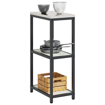 Stoccaggio in cucina HATTEM Bianco 30 x 50 x 92 cm Acciaio