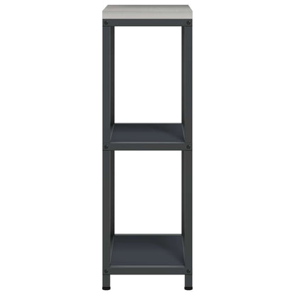 Stoccaggio in cucina HATTEM Antracite 30 x 50 x 92 cm Acciaio | homemem39