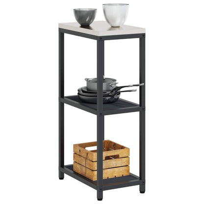 Stoccaggio in cucina HATTEM Antracite 30 x 50 x 92 cm Acciaio | homemem39