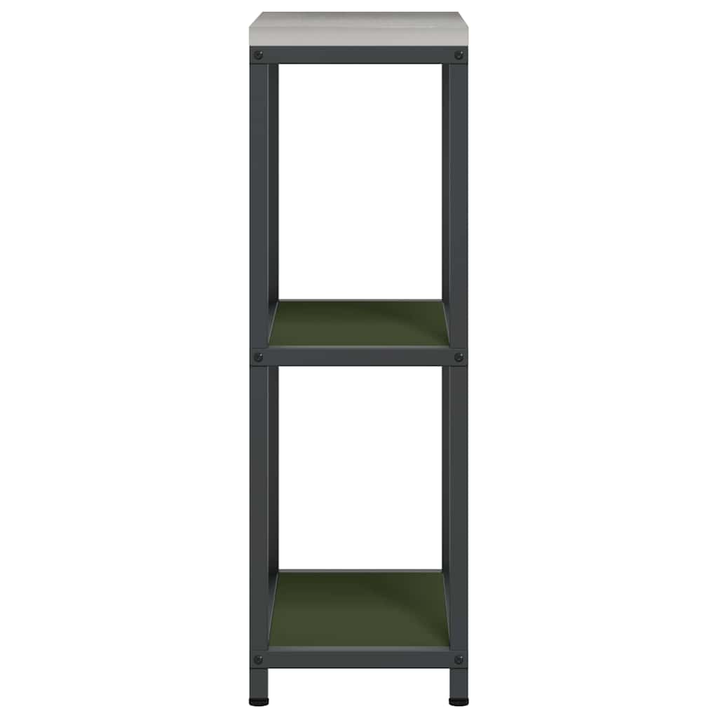 Stoccaggio in cucina HATTEM Verde Oliva 30 x 50 x 92 cm Acciaio