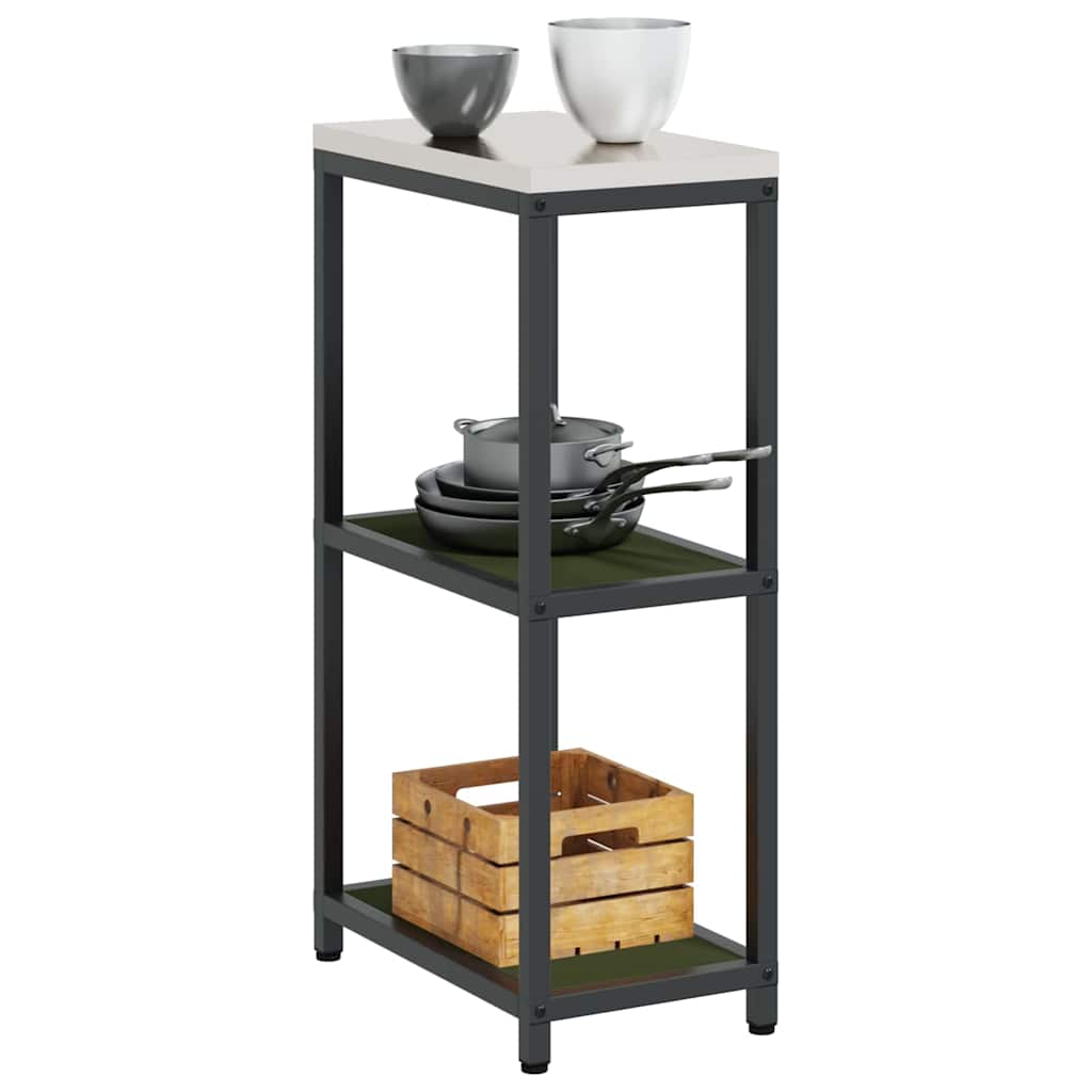 Stoccaggio in cucina HATTEM Verde Oliva 30 x 50 x 92 cm Acciaio | homemem39