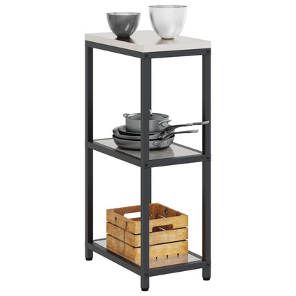 Stoccaggio in cucina HATTEM Argento 30 x 50 x 92 cm Acciaio